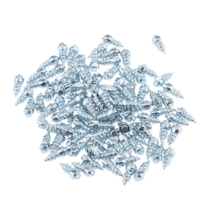 100 Clous De Roue 9 Mm Pour Pneus Neige | Acier Tungstène | Installation Facile Sans Outils | Vélo, Moto, Voiture - 6