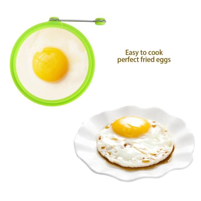 4 Pcs Silicone Rond Oeuf Moule Omelette Unique Creatif Anneau De Crepe D Oeuf Attache Sucette Boite A Sucette Cdiscount Puericulture Eveil Bebe