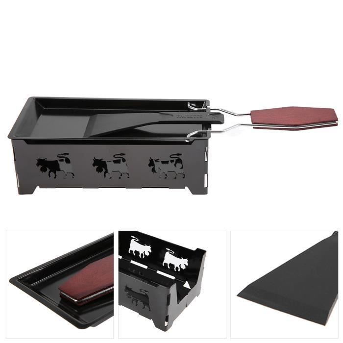YOSOO mini raclette Réchaud de plateau de cuisson Rotaster à raclette ...