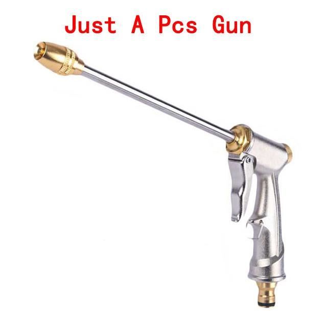 Buse D'arrosage Longue Tige Métal - 3 Modes (jet, Douche, Brume) - Haute Pression, Antirouille - 5