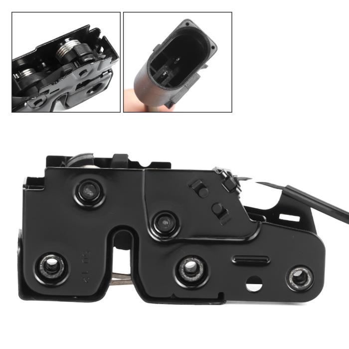 Kit Verrouillage Capot Antivol Qiilu Pour Jeep Wrangler JK Unlimited 2007-2017 | 2 Serrures + Clés