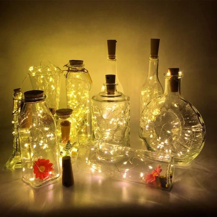 Comparer les prix de Lampe Submersible Led à piles, luminaire décoratif d'intérieur, idéal pour un Vase, une bouteille, un Aquarium