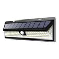 KIN Juce® 118 LED Lampe Solaire Extérieur Etanche Solaire Détecteur de Mouvement Eclairage Avec Télécommande Spot Solaire Lumière-1