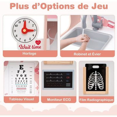Janod Mallette Du Vétérinaire – Jouet D'Imitation 16 Accessoires, Valisette Tissu, Bois FSC, Pour Enfants Dès 3 Ans Mallette Vétérinaire Jouet