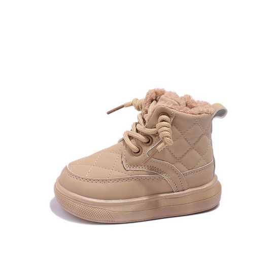 Chaussons Bébé Hiver Fourrés - Chaussures Pré-marche Antidérapantes - Coton épais Et Doux - 1
