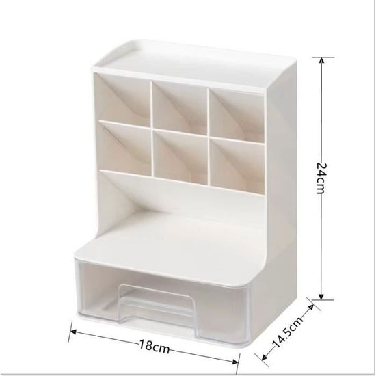 ZJCHAO Boîte De Rangement De Bureau Avec Tiroirs Boîte De Rangement De