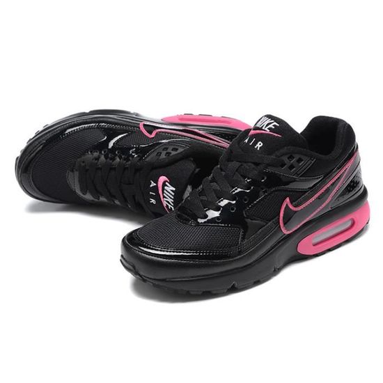 Nike Air Max BW Baskets Homme Et Femme Noir rose Cdiscount Chaussures