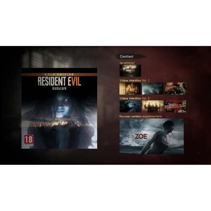 Resident Evil 7: Biohazard Gold Edition Jeu Xbox One Avis Test