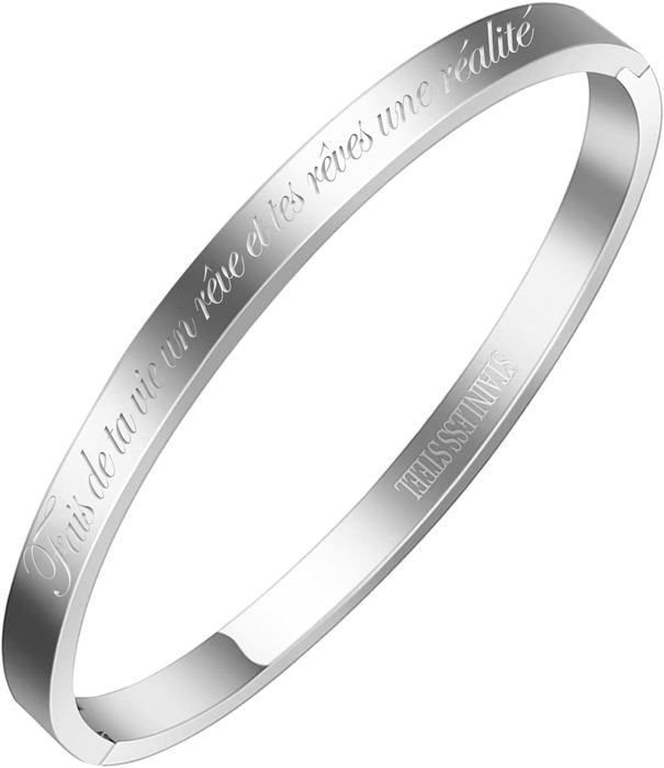 Set De 3 Bracelets De Cheville Femme En Acier Inoxydable 316L – Longueur Réglable 22+5 Cm – Cadeau Idéal - 4