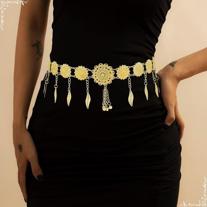 Ceinture outlet bijoux dorée