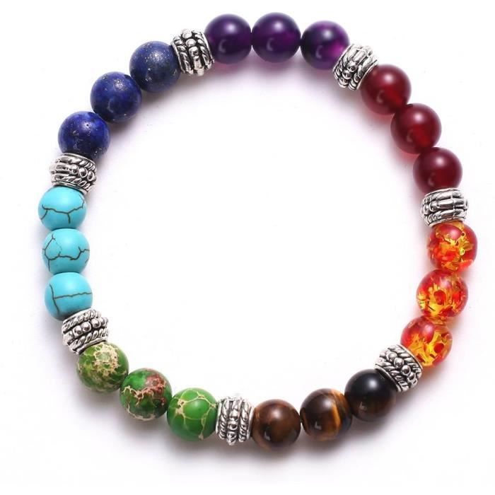 Bracelet Super seven cacoxénite réglable Bracelet Super seven cacoxénite réglable