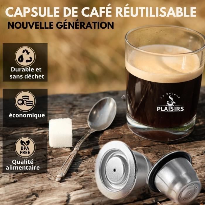 Capsules De Café Réutilisables En Acier Inoxydable 304 - Écologiques Et Économiques