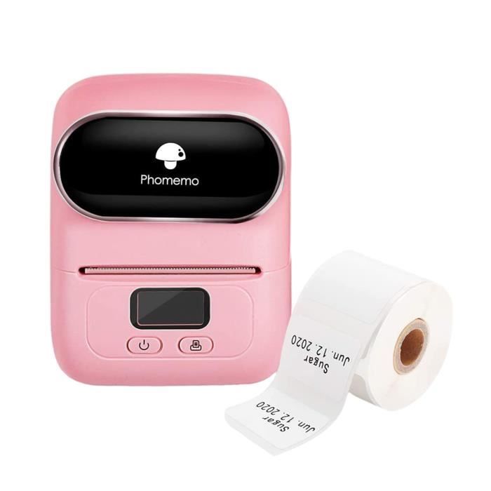 Phomemo - Mini Imprimante Thermique Portable Sans Fil Sans Encre + 3  Rouleaux Offerts - Rose b - Cdiscount Informatique