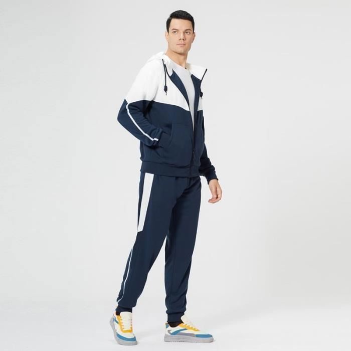 Survêtement Homme/Femme WSLCN - Sweat à Capuche & Pantalon De Jogging - Coton/Polyester - Confort Sport & Daily