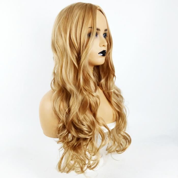 Perruque Femme Longue Et Bouclée Blonde - État Neuf, Référence 1001, Sans étiquettes
