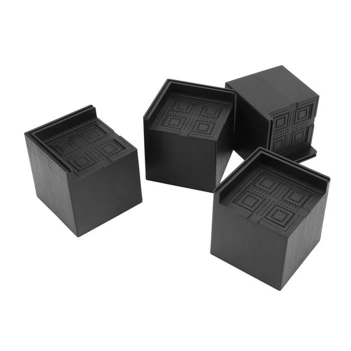 Lot De 2 Sièges Rehausseurs Gonflables 47x37x15 Cm Avec Ventouses – Coussin Siège Jacuzzi PVC Confort Spa Noir