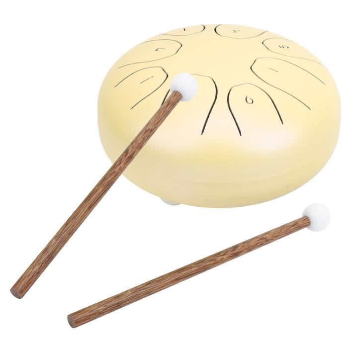 Tambour à langue Mini tambour à main tambours éthérés avec baguettes  tambour à main pour adultes de méditation, VERT : : Instruments de  musique et Sono