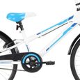 Qutianshop Vélo pour enfants 24 pouces Bleu et blanc 98666-2