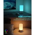 AUKEY Lampe de Chevet Tactile LED ,Lampe de Bureau Veilleuse Enfant RGB LT-T6-2