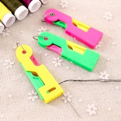 Enfile-Aiguille Automatique - 5/10 Pièces, Plastique, Multicolore, Pour Couture à Main