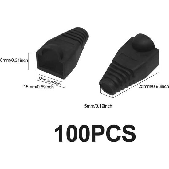 FAN-Connecteur RJ45 Connecteur étanche RJ45 8 Broches CAT5 CAT6