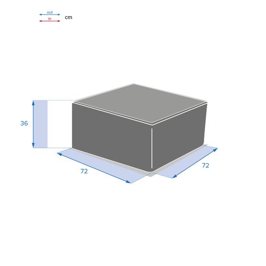 table basse carree moorea terre ombre hesperide cdiscount jardin
