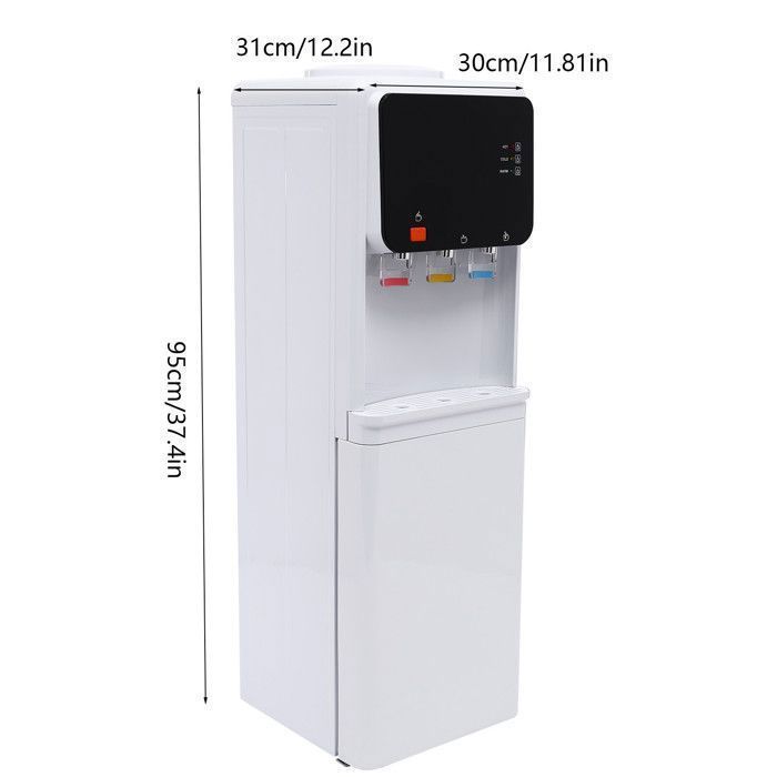 Distributeur D'Eau Électrique Bureau & Maison – Eau Chaude & Froide Instantanée – Noir Et Vert – 220V