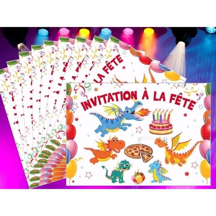 Edition Colibri (10963 FR Lot de 10 Cartes d'invitation SUPER