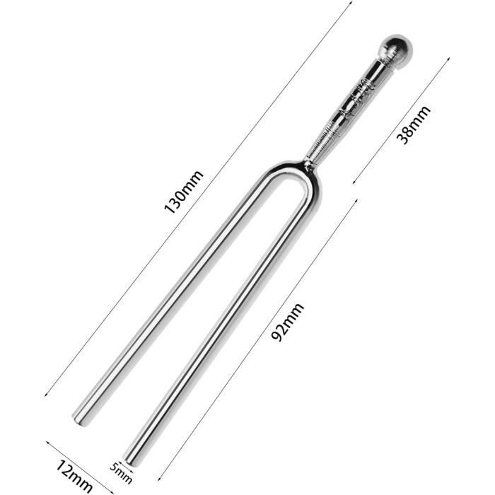 Diapason Acciaio Inossidabile A440 Hz - Accordatore Per Chitarra E Violino - Foto 2