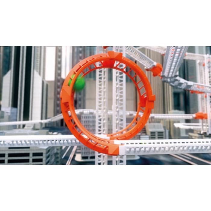 Clementoni Action & Reaction-Mega, Piste à billes-Set Constructions Enfants 8 ans, scientifique et logique, Jeu STEM-Made in Italy, Multicolore, 97856, Exclusif