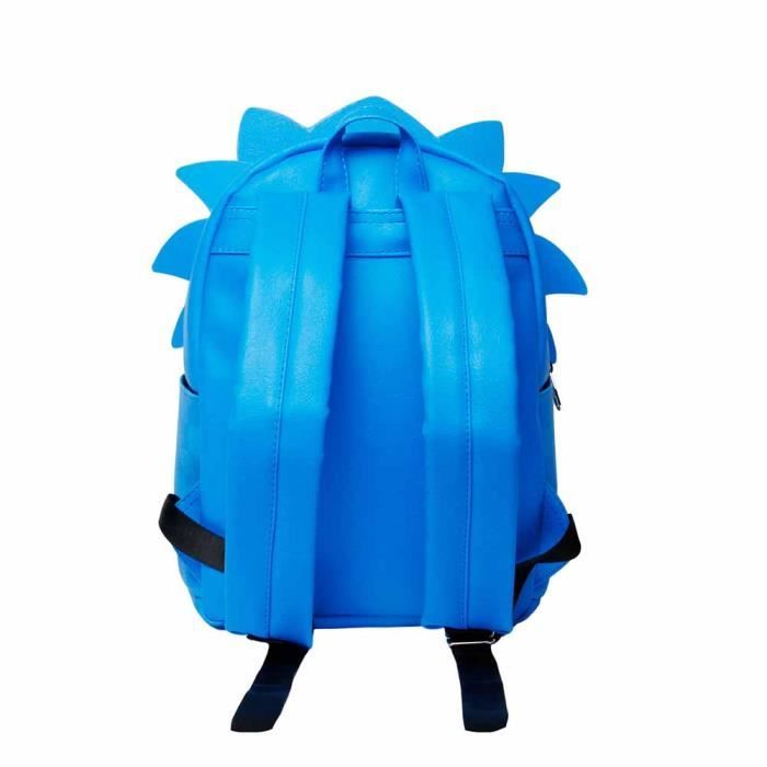 Karactermania Sega-Sonic Face-Heady Backpack, Blue, 15 x 24.5 x 29 cm, Capacity 8 L, Blue, One Size, Heady Backpack Face