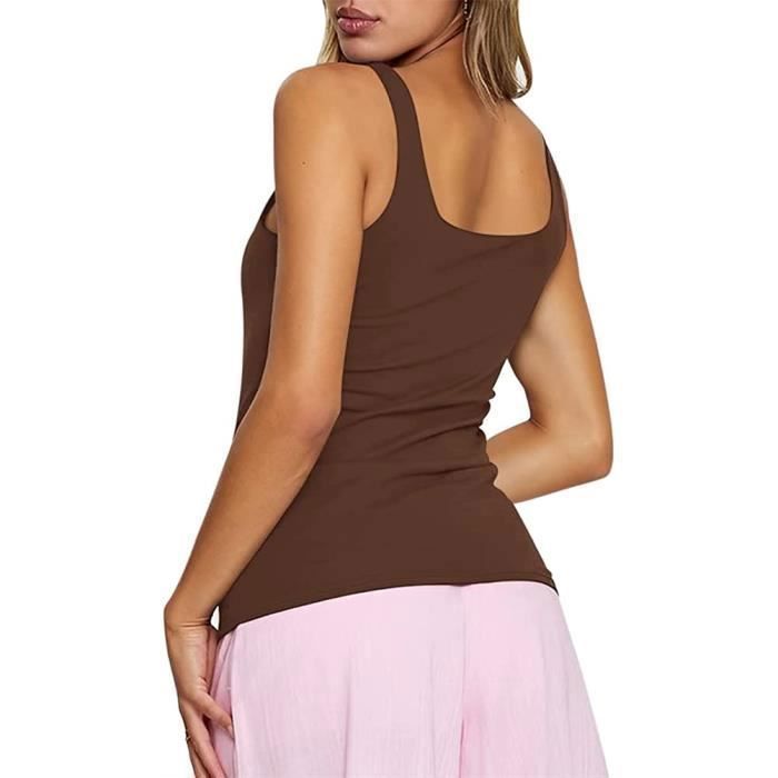 Debardeur femme best sale marron
