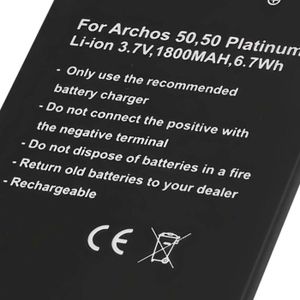 Batterie 1250mAh AC40bTI Pour Archos 40b Titanium - Neuve, Générique