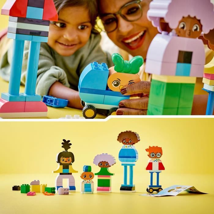 LEGO® 10423 DUPLO Ma Ville Personnages à Construire aux Différentes ...