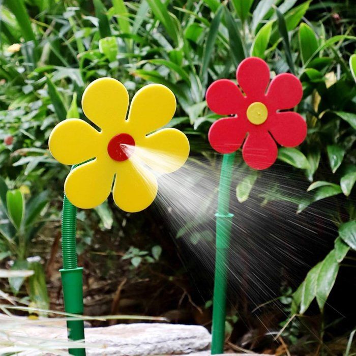 Arroseur Dansant En Forme De Fleur – Marguerite Ou Tournesol – Rotation 360° – Facile à Installer – Pour Jardin Et Pelouse