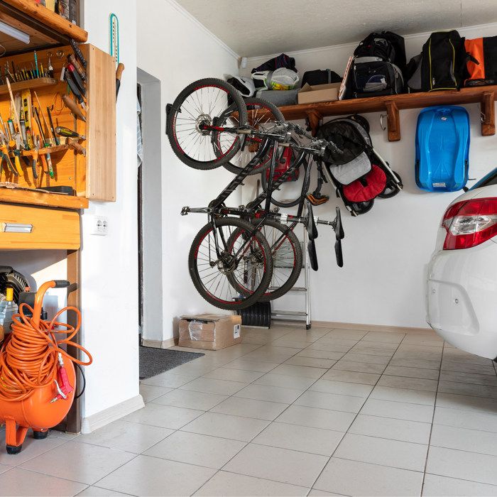 Support Vélo Mural Relaxdays Lot De 6 - Charge 25kg/Crochet - Acier Noir - Rangement Garage