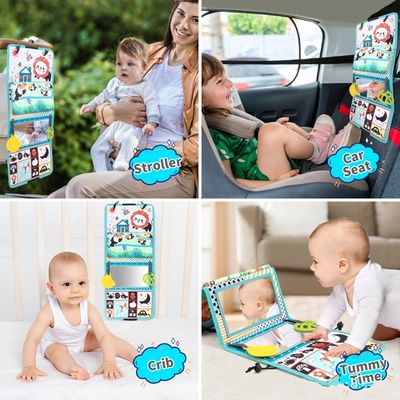 Venditer – Miroir Montessori Bébé 0-12 Mois – Jouet Ventre Noir Et Blanc – Sensoriel Et Dentition – Cadeau Naissance