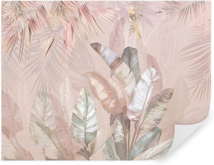 Papier Peint Panoramique 360x250cm 3D Effet Jungle Tropical Feuilles ...