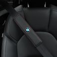 Ceinture de sécurité en cuir housse de protection d'épaule pour BMW-0