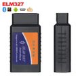 ELM 2019 V 327 adaptateur BT fonctionne sur Android Torque Elm327 Bluetooth V2.1 Interface OBD2 - OBD II Scan Black-0
