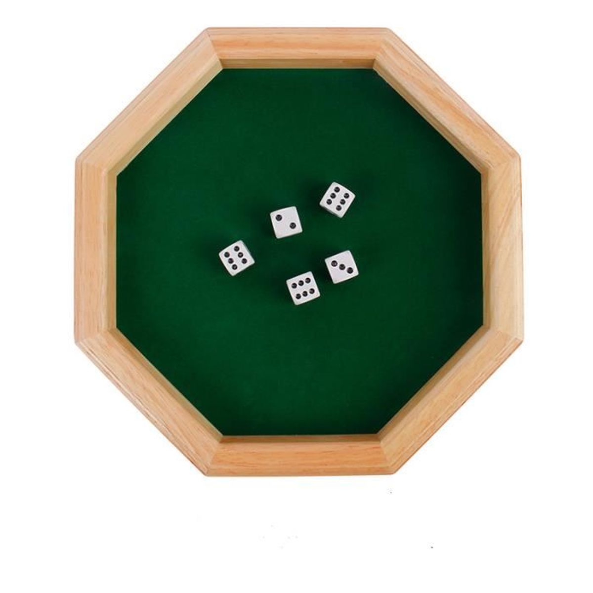 JurciCat Shut The Box Jeux en Bois 2-4 Joueurs 8 dés Adultes et Enfants Jeux de société en Bois Jeux mathématiques pour Salle de Classe Maison fête