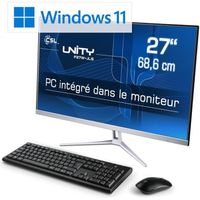 PC tout-en-un CSL Unity F27W-JLS Pentium - 512 Go - 8 Go RAM - Win 11 Famille