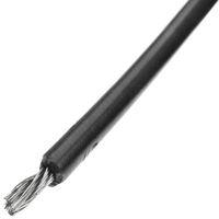 PrixPrime - Bobine de câble inox plastifié noir 100 m 7x19 4mm