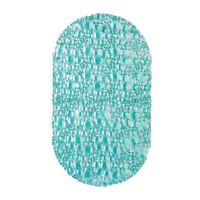 Tapis de bain ovale - RELAXDAYS - 10034473-53 - Bleu - Adulte - Dimensions ovales