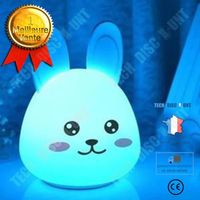 TD® Expression lapin animal cadeau LED mignon Veilleuse avec silicone meilleurs enfants cadeau