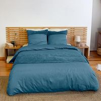 Parure da letto con cavalli, 100% cotone, copripiuino reversibile 140