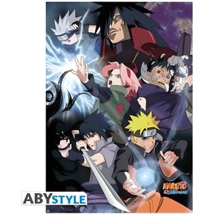 AFFICHE - POSTER Poster Naruto Shippuden - Groupe Guerre Ninja - ro