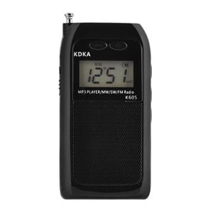 Donpow Mini radio Am FM Radio de poche Tuner num/érique portable Radio st/ér/éo avec /écouteurs Batterie rechargeable de poche pour marche//course//gymnastique//camping