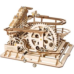 ASSEMBLAGE CONSTRUCTION Maquette mécanique en Bois mécanique de Puzzle de 3D avec Le Jeu de Bille de Brainteaser pour des Enfants, des Adolescents et A67