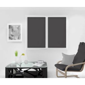 SUCRE D'OCRE Paire de brise bise DOLLY 70x120 cm - Gris anthracite